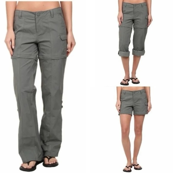 The North Face Paramount Valley Women’s Convertible Pants Parche Gray Size 10 - Picture 1 of 11